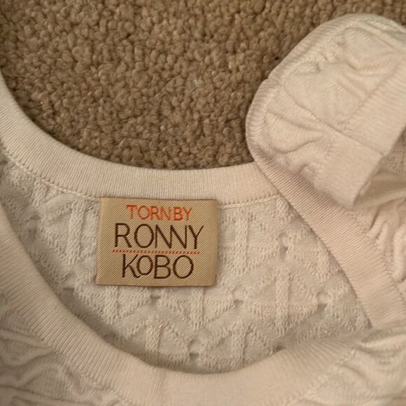 New Ronny Kobo White Dress XS - Picture 4 of 6